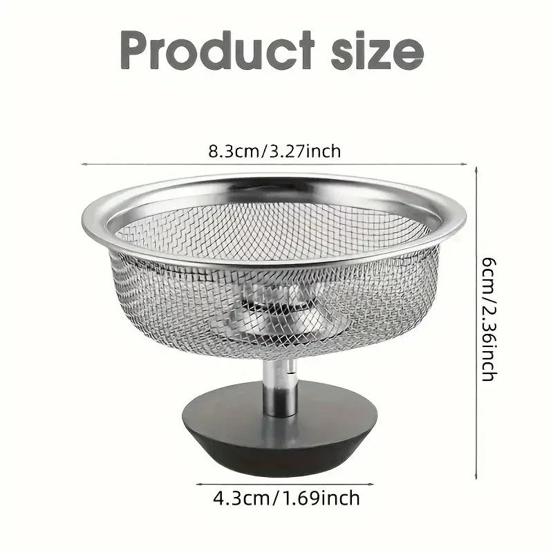 Commercial Kitchen Bin - 2 مجموعة مصفاة حوض المطبخ مع