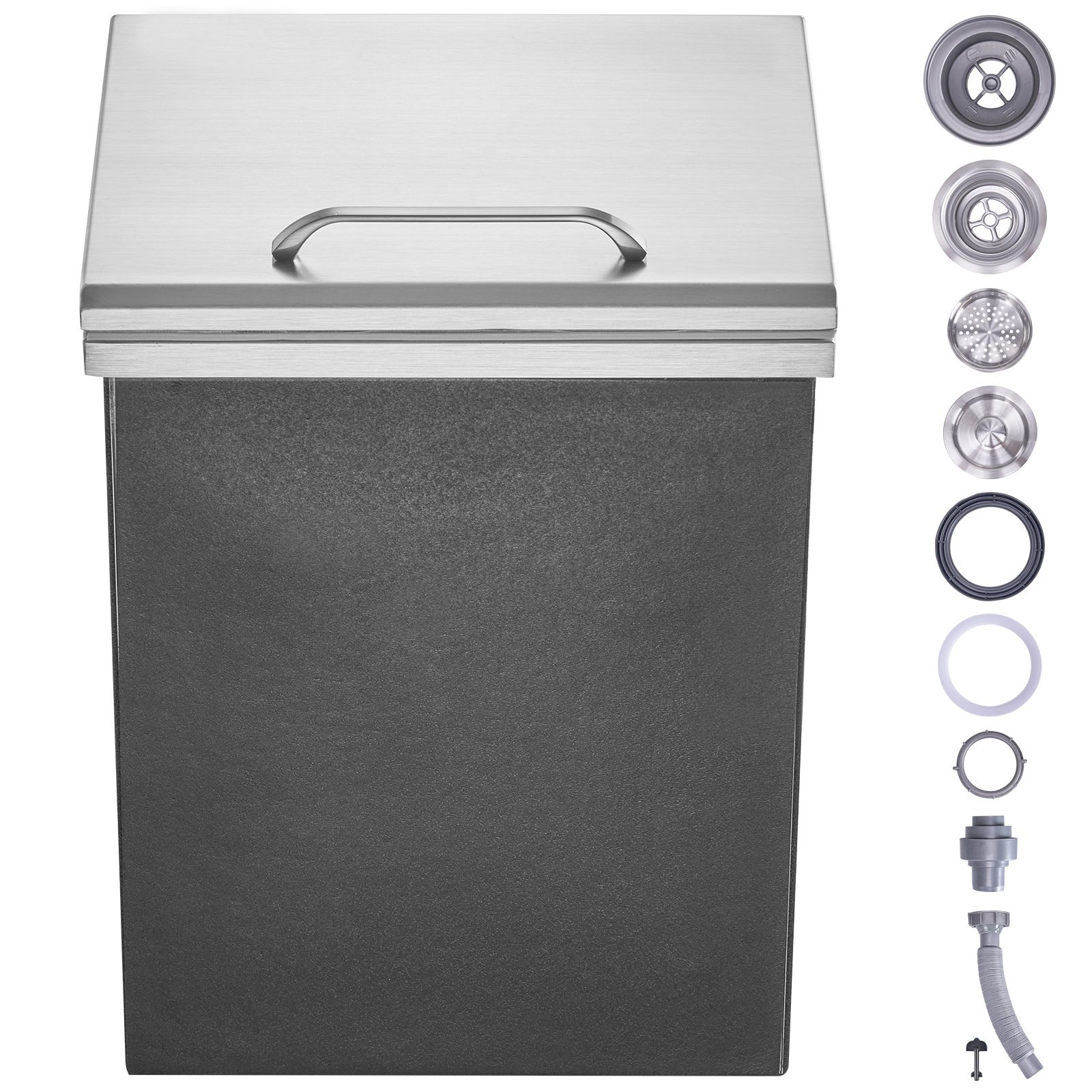 صندوق ثلج قابل للتركيب، 14 بوص - مراجعة Commercial Kitchen Bin وسعره