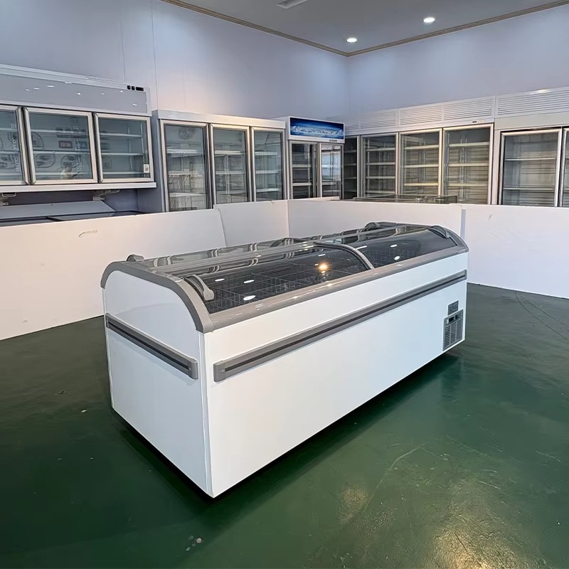 فريزر صندوقي بسطح زجاجي مع مبر - مراجعة Commercial Chest Freezer وسعره