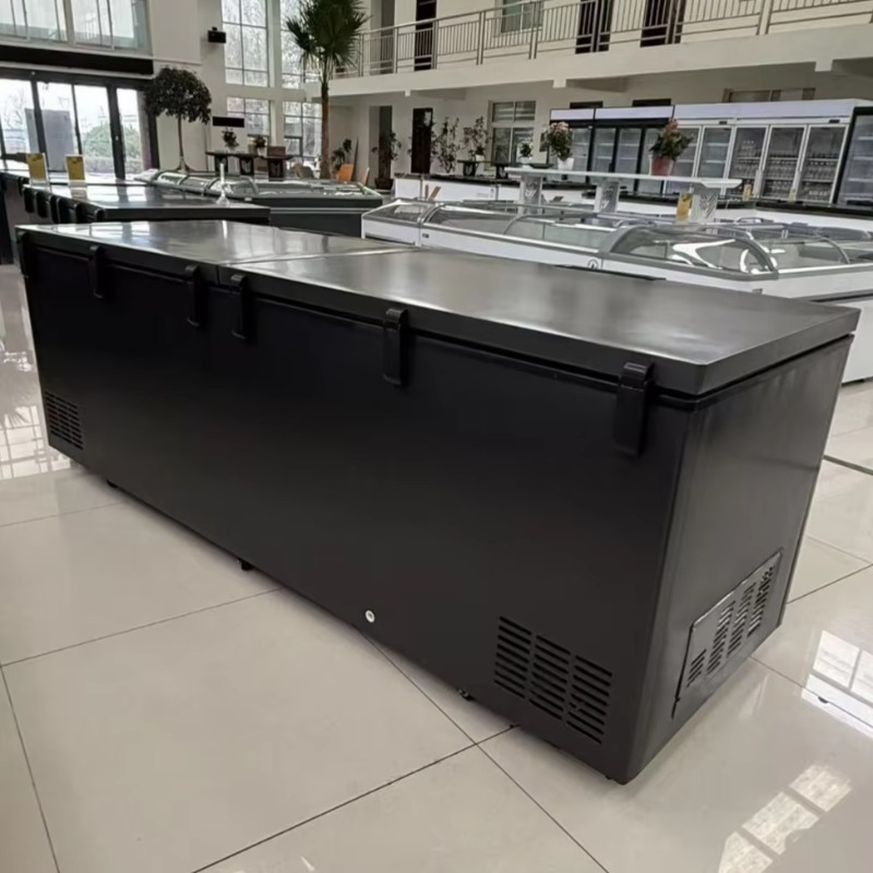 فريزر أفقي ذو بابين للاستخدام  - مراجعة Commercial Chest Freezer وسعره