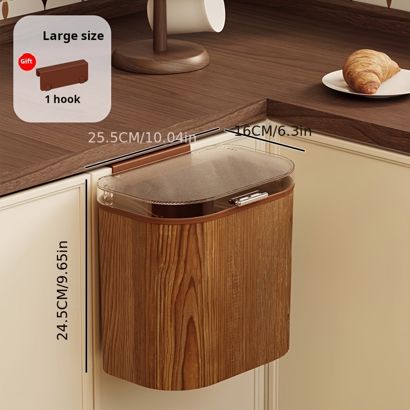 سلة مهملات مطبخ معلقة بدون ثقو - مراجعة Commercial Kitchen Bin وسعره