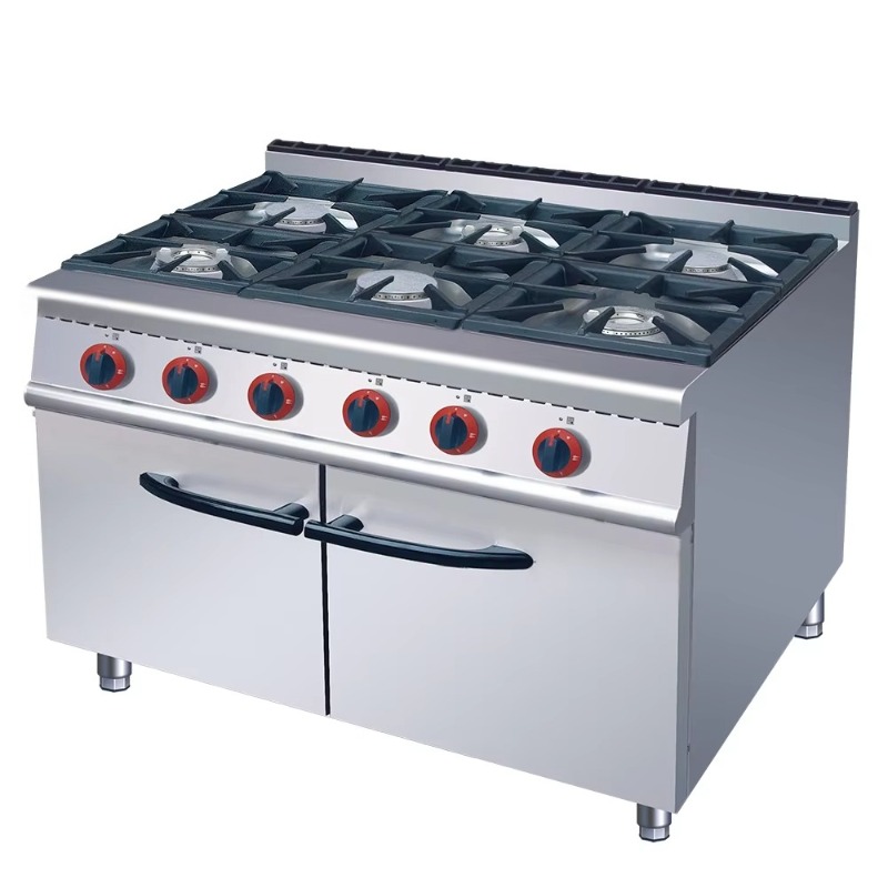 موقد غاز تجاري قياسي بـ 6 شعلا - مراجعة Range Commercial Kitchen وسعره